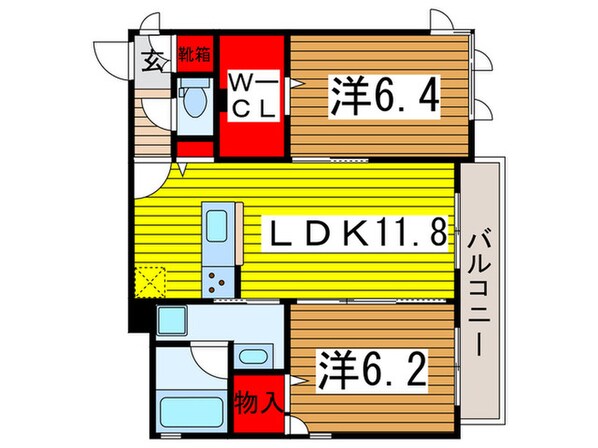 Villa　風の杜の物件間取画像